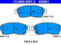 Placute frana TOYOTA RAV 4   (SXA1_) (1994 - 2000) ATE 13.0460-5951.2