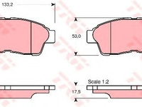 Placute frana TOYOTA RAV 4   (SXA1_) (1997 - 2000) TRW GDB3147