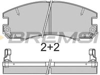 Placute frana TOYOTA STARLET EP91 BREMSI BP2654