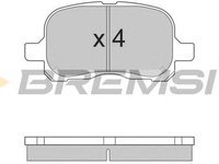 Placute frana TOYOTA STARLET EP91 BREMSI BP2859