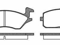 Placute frana Toyota Starlet (Ep91), Starlet (P8) SRLine parte montare : Punte fata