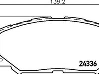 Placute frana TOYOTA URBAN CRUISER NSP1 NLP1 ZSP1 NCP11 TEXTAR 2433601