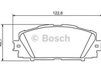 Placute frana TOYOTA YARIS SCP9 NSP9 KSP9 NCP9 ZSP9 BOSCH 0986494198