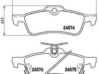 Placute frana TOYOTA YARIS/VITZ (NHP13_, NSP13_, NCP13_, KSP13_, NLP13_) (2010 - 2016) BREMBO P 83 087