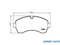 Placute frana Volkswagen VW CRAFTER 30-50 platou / sasiu (2F_) 2006-2016 #2 0044206820