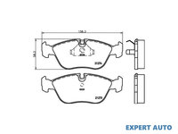 Placute frana Volvo 850 combi (LW) 1992-1997 #2 044600