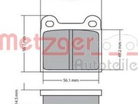 Placute frana VOLVO 850 combi LW METZGER 1170003