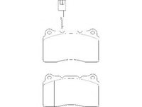 Placute frana VOLVO S60 I WAGNER WBP23092A