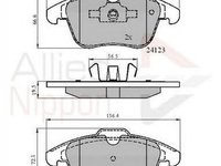 Placute frana VOLVO S60 II COMLINE ADB01591