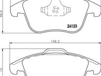 Placute frana VOLVO S60 II TEXTAR 2412301