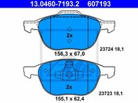 Placute frana VOLVO V40 hatchback ATE 13046071932