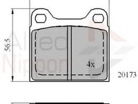 Placute frana VOLVO V70 I LV COMLINE ADB0731