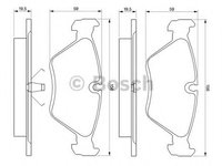 Placute frana VOLVO V70   (LV) (1996 - 2000) Bosch 0 986 461 752