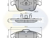 Placute frana VOLVO XC70 II (2007 - 2016) COMLINE CBP01591