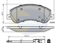 Placute frana VW AMAROK (2H_, S1B) (2010 - 2016) COMLINE CBP21512