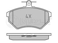 Placute frana VW GOLF 2 (19E, 1G1) (1983 - 1992) MEYLE 025 201 6816/PD