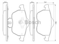 Placute frana VW GOLF 3 Estate (1H5) (1993 - 1999) Bosch 0 986 424 460