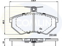 Placute frana VW GOLF 3 Estate (1H5) (1993 - 1999) COMLINE CBP0511