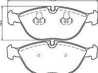 Placute frana VW GOLF 4 (1J1) (1997 - 2005) Textar 2148401