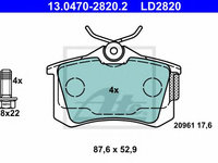 Placute frana VW GOLF 4 Variant (1J5) (1999 - 2006) ATE 13.0470-2820.2