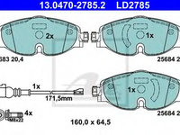 Placute frana VW GOLF 7 combi (BA5) (2013 - 2016) ATE 13.0470-2785.2