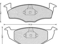 Placute frana VW GOLF III Variant 1H5 MAGNETI MARELLI 430216170390