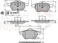 Placute frana VW GOLF IV 1J1 COMLINE ADB11111