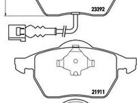 Placute frana VW GOLF IV Variant 1J5 BREMBO P85045