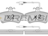 Placute frana VW GOLF IV Variant 1J5 BREMSI BP2809