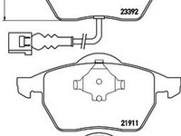 Placute frana VW GOLF IV Variant 1J5 TEXTAR 2339201