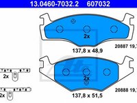 Placute frana VW JETTA II 19E 1G2 165 ATE 13046070322