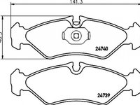 Placute frana VW LT 28-35 II bus 2DB 2DE 2DK TEXTAR 2473901