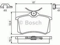 Placute frana VW NEW BEETLE (9C1, 1C1) (1998 - 2010) Bosch 0 986 494 621