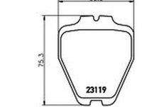 Placute frana VW PASSAT 3B3 TEXTAR 2328001