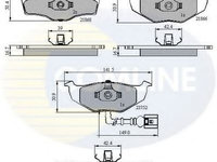 Placute frana VW POLO (9N_) (2001 - 2012) COMLINE CBP1707