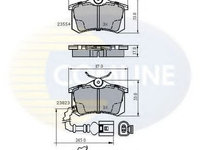 Placute frana VW POLO (9N_) (2001 - 2012) COMLINE CBP2797