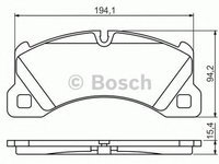 Placute frana VW TOUAREG 7LA 7L6 7L7 BOSCH 0986494206