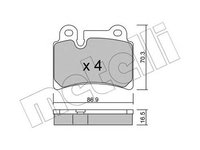 Placute frana VW TOUAREG 7LA 7L6 7L7 METELLI 2206600