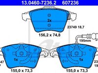 Placute frana VW TRANSPORTER V bus 7HB 7HJ 7EB 7EJ 7EF 7EG 7HF 7EC ATE 13046072362