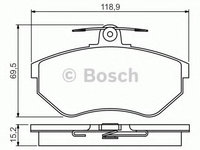 Placute frana VW VENTO (1H2) (1991 - 1998) Bosch 0 986 495 246