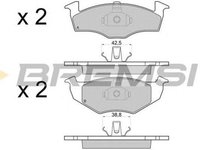 Placute frana VW VENTO 1H2 BREMSI BP2682