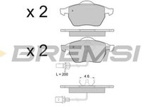 Placute frana VW VENTO 1H2 BREMSI BP2978