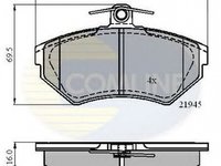 Placute frana VW VENTO 1H2 COMLINE CBP0989