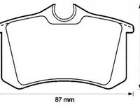 Placute frana VW VENTO 1H2 JURID 571513J