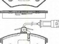 Placute frana VW VENTO 1H2 TRISCAN 811029002