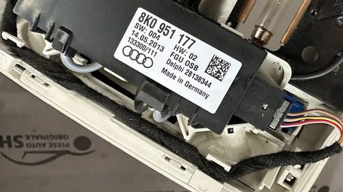 Plafoniera cu lumina ambientala Audi A4 A5 Q5 cu sau fara trapa