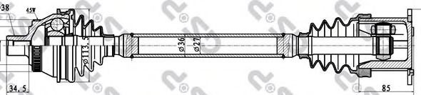 Planetara AUDI A4 Cabriolet (8H7, B6, 8HE, B7) (20