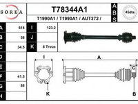 Planetara AUDI A4 Cabriolet (8H7, B6, 8HE, B7) (2002 - 2009) EAI T78344A1 piesa NOUA