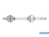 Planetara Citroen XSARA cupe (N0) 1998-2005 #2 1134AT