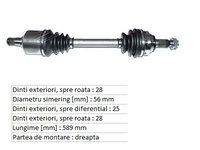 Planetara dreapta fata Land Rover Freelander